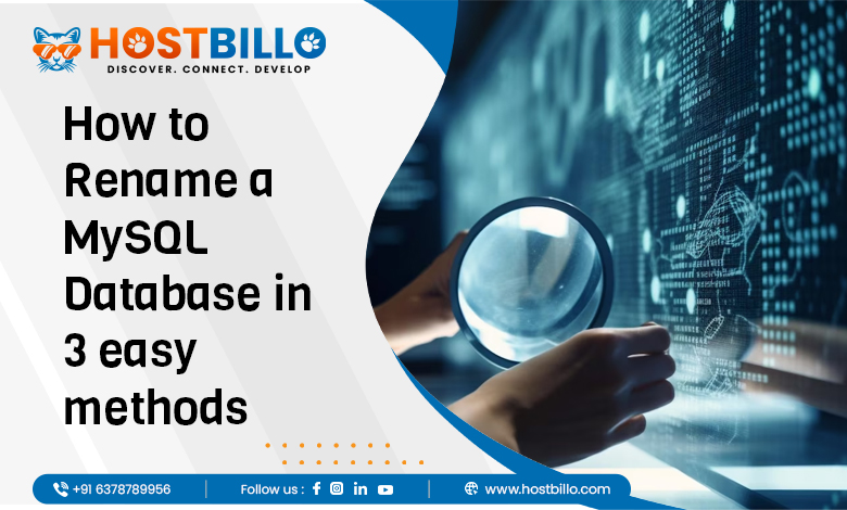 Rename a MySQL Database