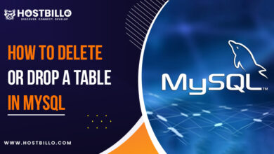 How to Delete or Drop a Table in MySQL