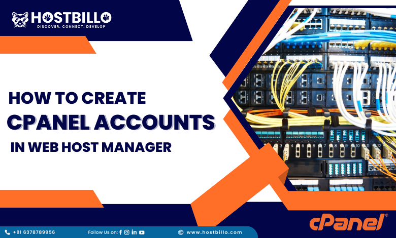How to Create cPanel Accounts in Web Host Manager